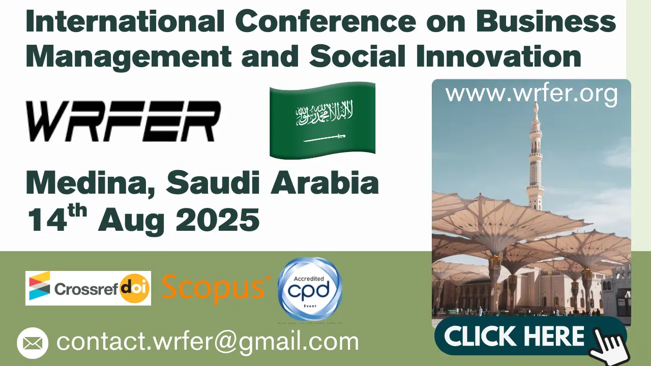 Business Management and Social Innovation Conference in Saudi Arabia